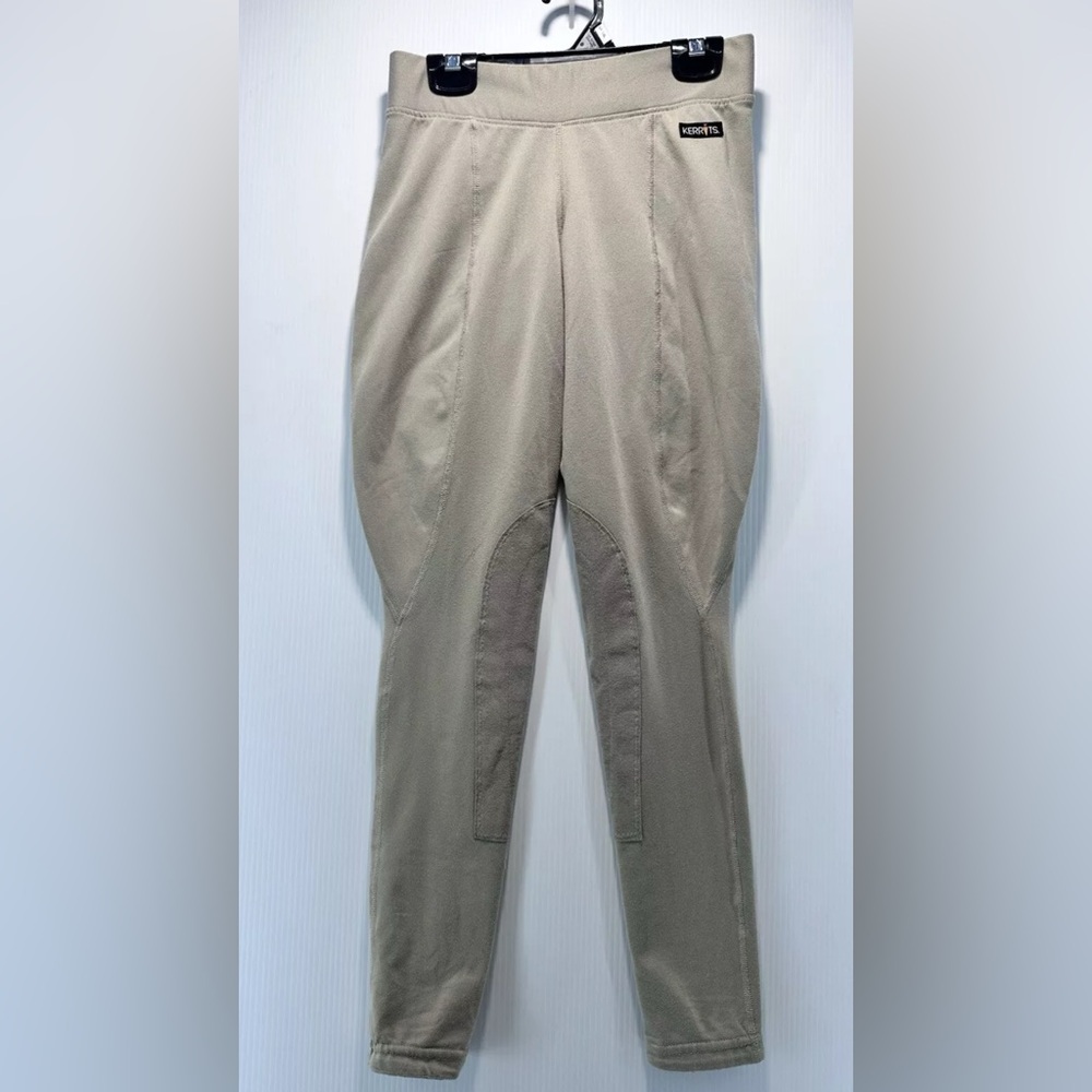 KERRITS EQUESTRIAN‎ LEGGINGS PATCH FITTED RIDING PANTS SIZE Small breeches